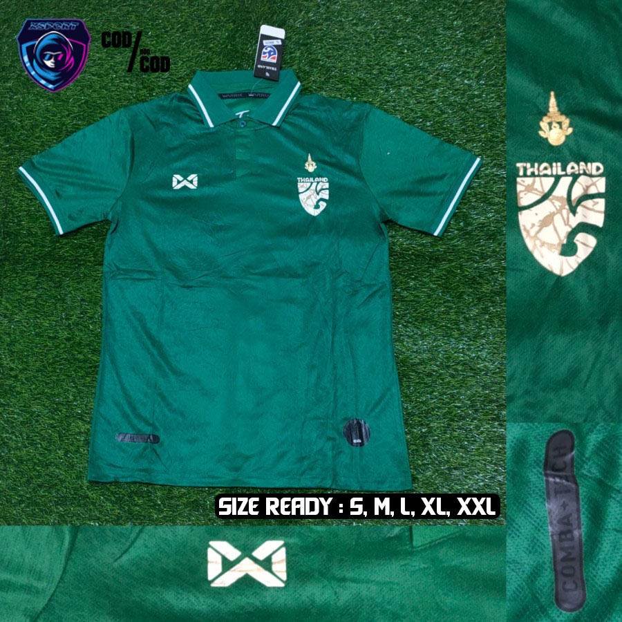 Áo Bóng Đá Màu Xanh Lá Đội Tuyển Thái Lan 3RD 2022