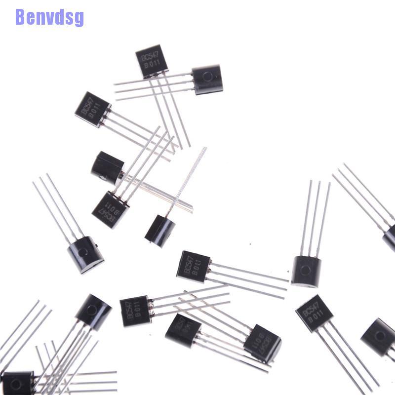 Bộ 50 Linh Kiện Bán Dẫn Màu Đen Bc547 Bc547B 0.1a /