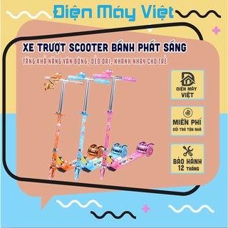 HÀNG LOẠI 1] Xe trượt scooter siêu xịn khung to bẻ lái được dành cho bé từ 2-8 tuổi