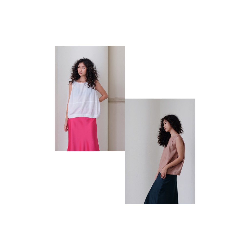 Áo ba lỗ nữ phồng cách điệu EMMA SHIRT, áo thời trang nữ