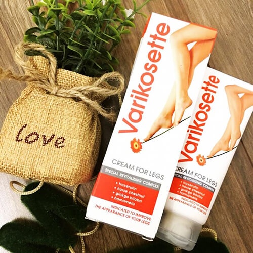 Kem Bôi Giảm Giãn Tĩnh Mạch Varikosette Chân Nga Tăng Cường Lưu Thông Máu Chính Hãng 75ml