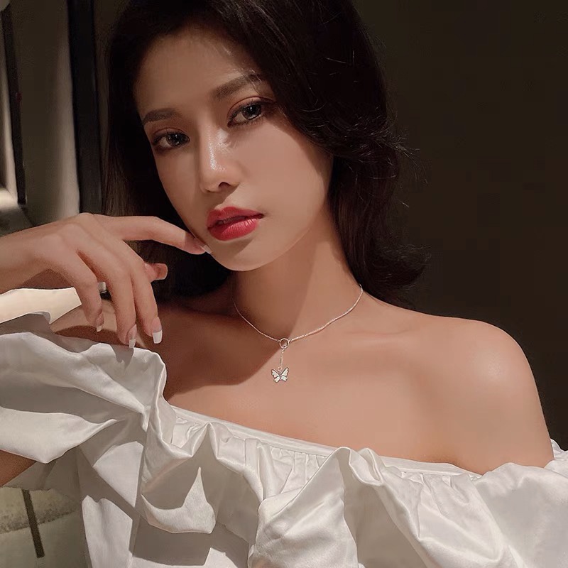 Vòng Cổ choker Mặt Bướm Phong Cách Nhật Hàn Thời Trang 2022