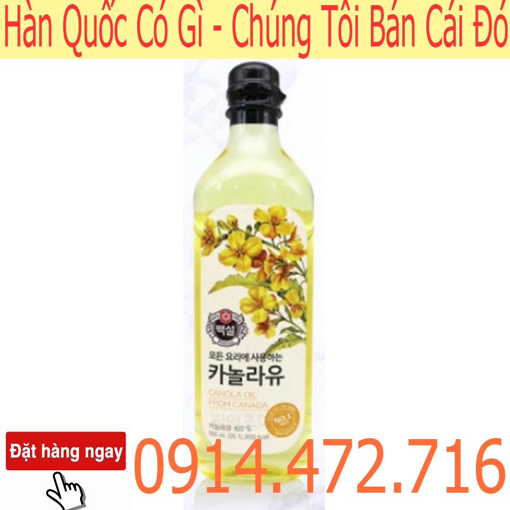 Dầu hạt cải Beksul Hàn quốc 500ml
