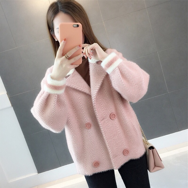 🎈🎈🎈 Áo khoác sweater lông chồn thời trang mùa thu 👕👕👕 Hàng order