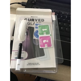 Dán cường lực Full keo màn hình tia UV cho LG V50 ThinQ - Huco Việt Nam