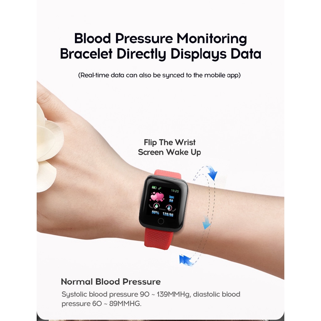 116 Plus Smart Watches Sports Waterproof Smartwatch