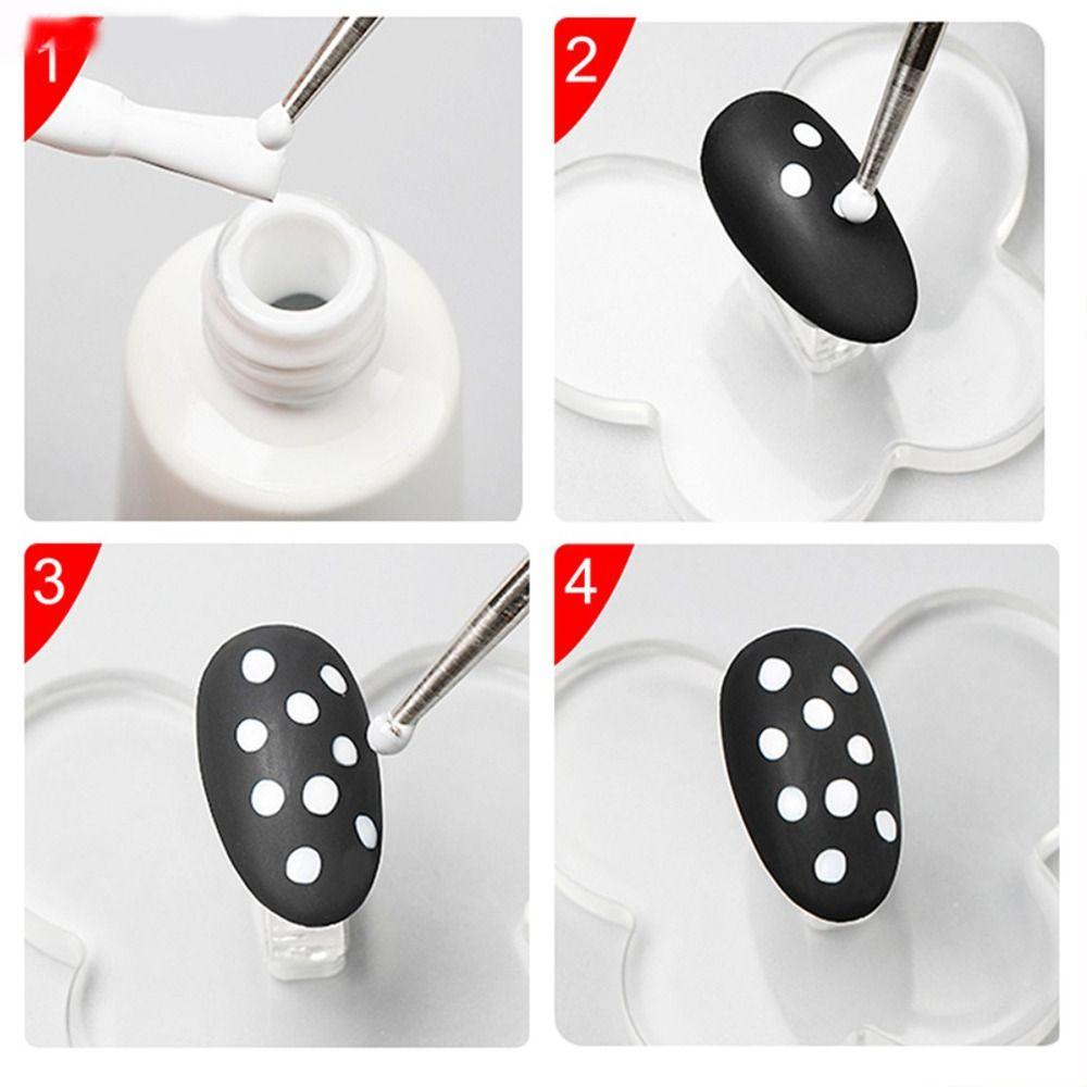 WTTLE Set 2 Bút Chấm Bi 6 Đầu Trang Trí Móng Nghệ Thuật