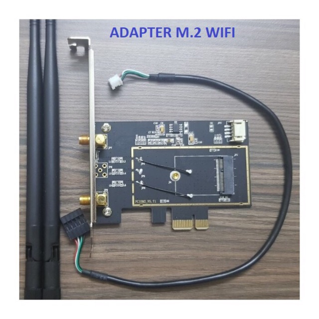 Card mạng Intel dual band AC7260 (Wifi + Bluetooth) kèm adapter