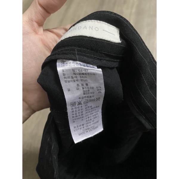 2hand quần đen dài