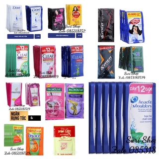Dầu gội và xã Clear / head Shoulders/Rejoice/ Lifebuoy /Sunsilk /Pantene/ Palmolive