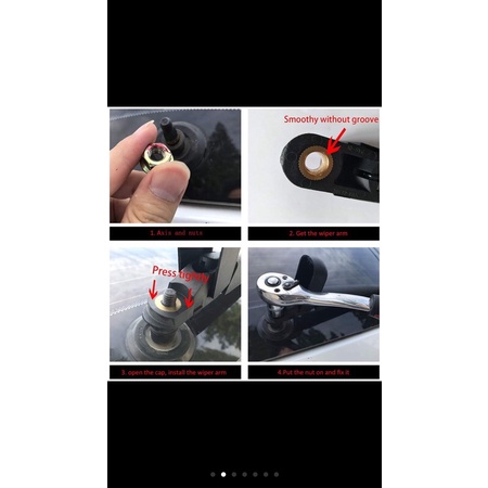 CẦN GẠT MƯA SAU TOYOTA FORTUNER 2012->2014