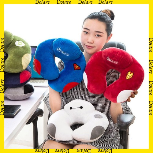 Gối Kê Cổ Chữ U có Tựa Nhỏ Hình Siêu Anh Hùng Baymax