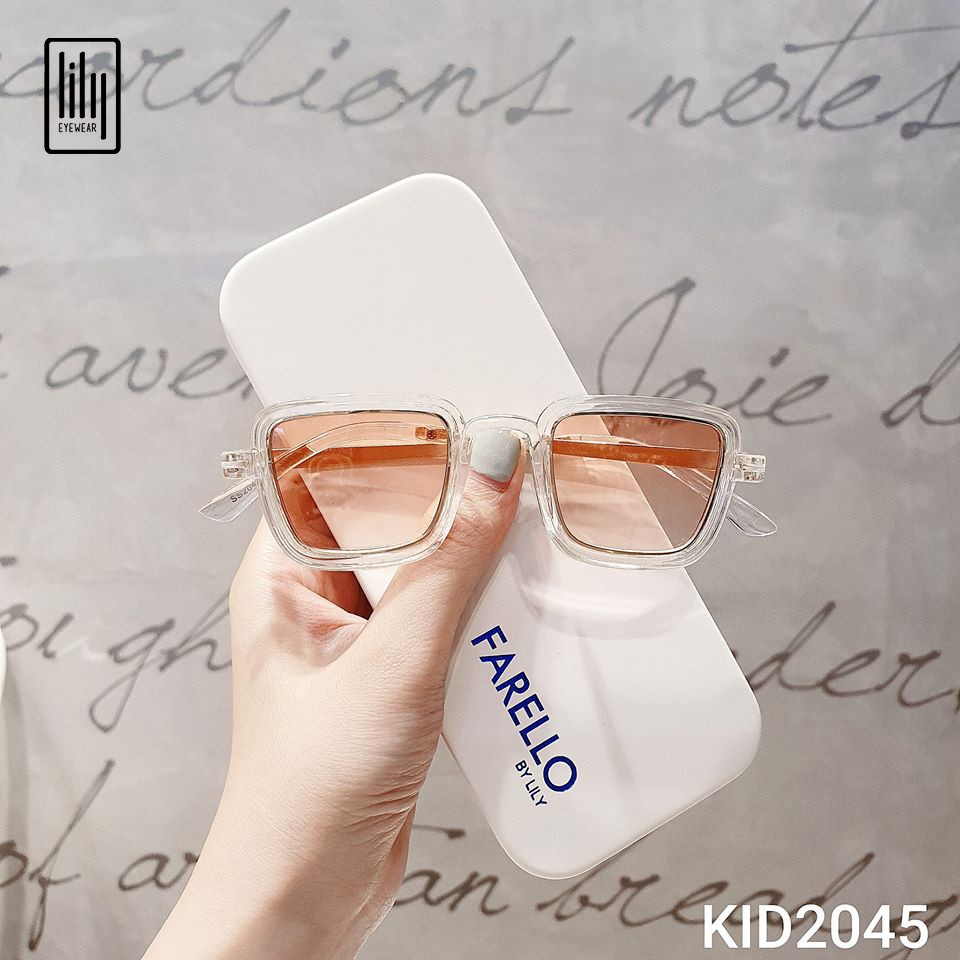 Kính mắt cho bé trai bé gái từ 1-7 tuổi Lilyeyewear, chất liệu bền đẹp, màu sắc đa dạng - KID 2045