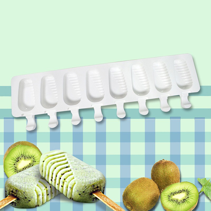 Khuôn Làm Kem Que 4 Ngăn Tiện Lợi