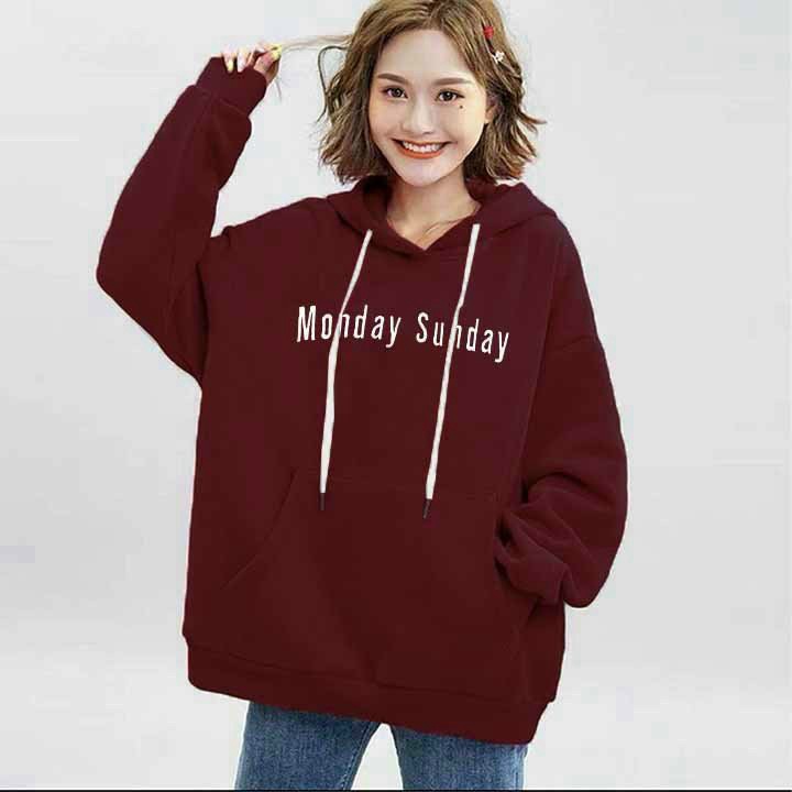 Áo Hoodie Form Nam Nữ MonDay Chất Nỉ Cotton Nón 2 Lớp