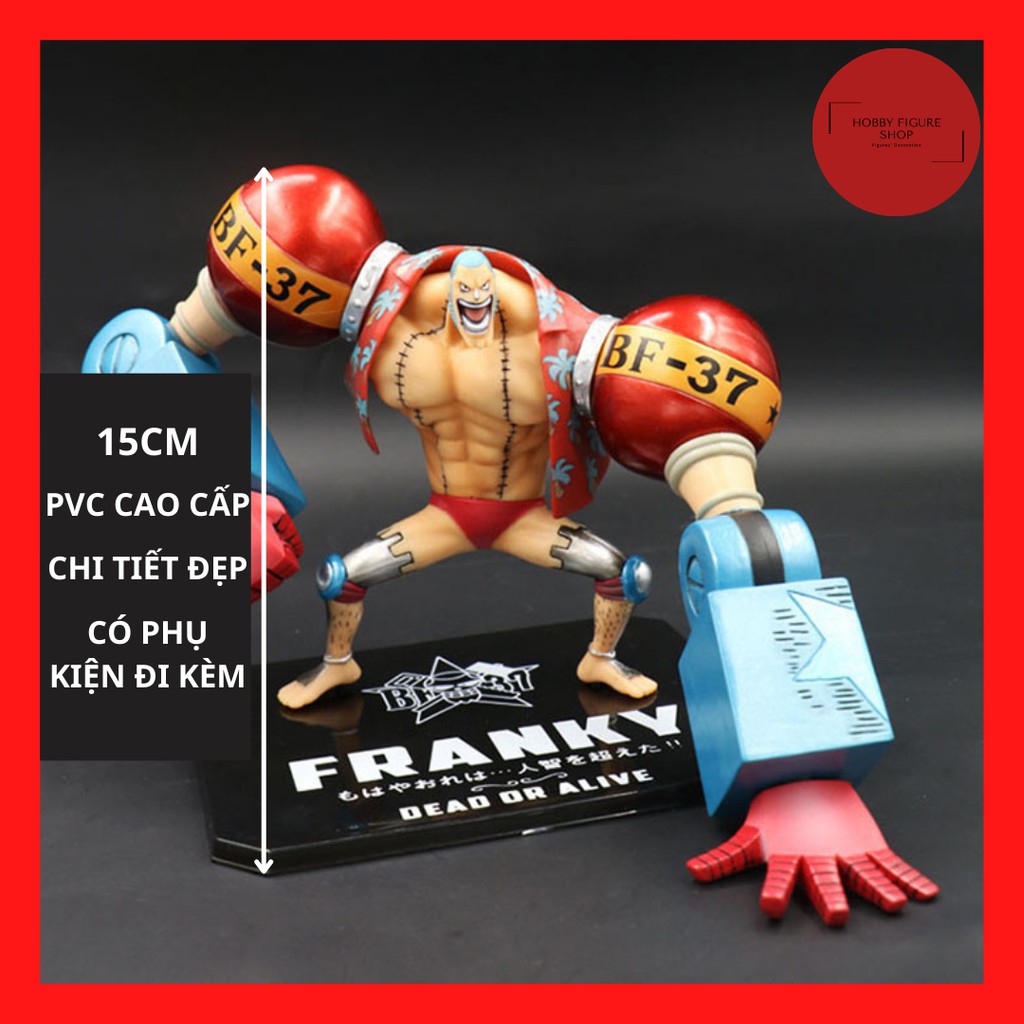 Mô hình người máy Franky - Chi tiết đẹp Nhựa PVC kèm phụ kiện thay thế - Trang trí bàn làm việc - Hobby Figure Shop