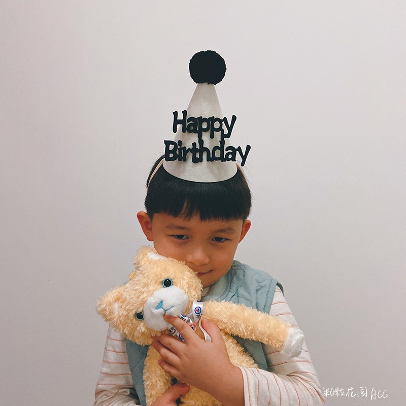 Mũ Sinh Nhật Thiết Kế Phong Cách Hàn Quốc Dễ Thương Dành Cho Trẻ Nhỏ
