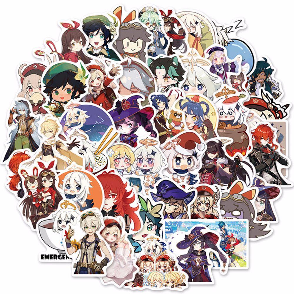 Sticker Dán Laptop Máy Tính Laptop Cosplay Nhân Vật Anime PEWANY Genshin Va Chạm