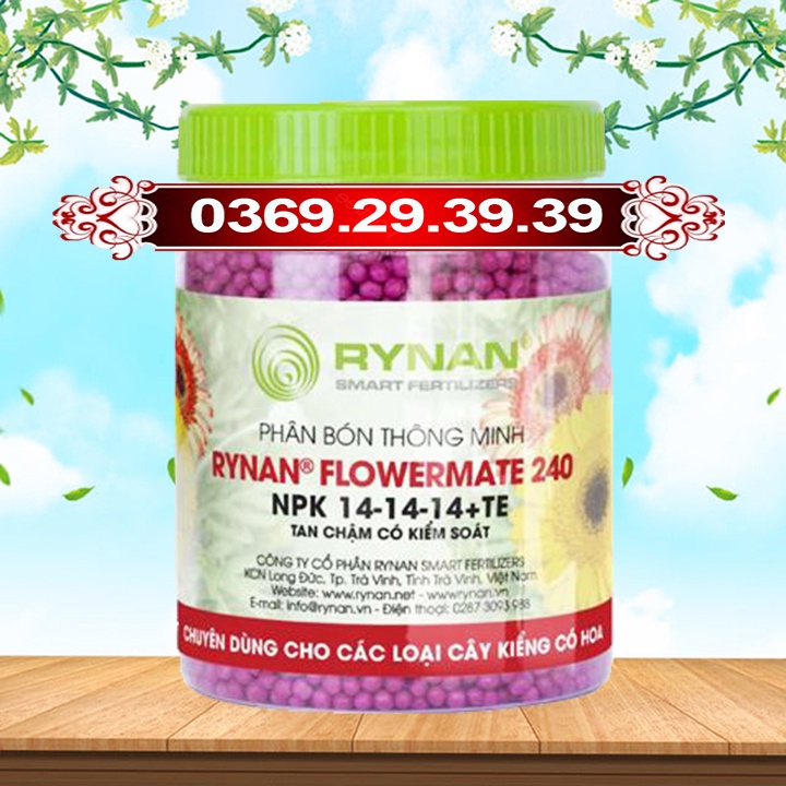 Phân tan chậm Ryan 14 -14 -14 + TE Tích lũy các chất trong cây, chuẩn bị cho giai đoạn ra hoa
