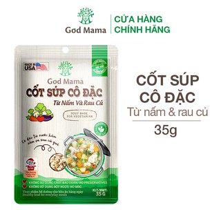 Cốt súp cô đặc – Từ nấm và rau củ God Mama 35g