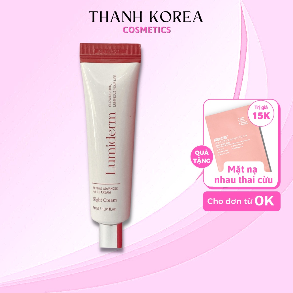 Kem Retinal Lumiderm 1% Advanced - A Cream Làm Sáng Da, Cải Lão Hoàn Đồng Hàn Quốc 30ml