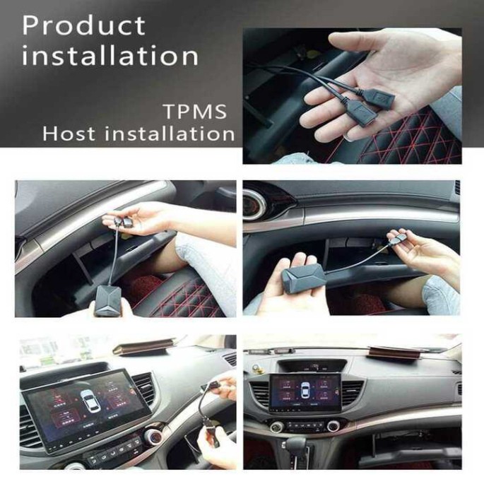 Sản Phẩm Bộ Thiết Bị Cảm Biến Áp Suất Lốp Trong TPMS Dành Cho Xe Hơi, Ô Tô Màn Hình DVD Android TNS601 .