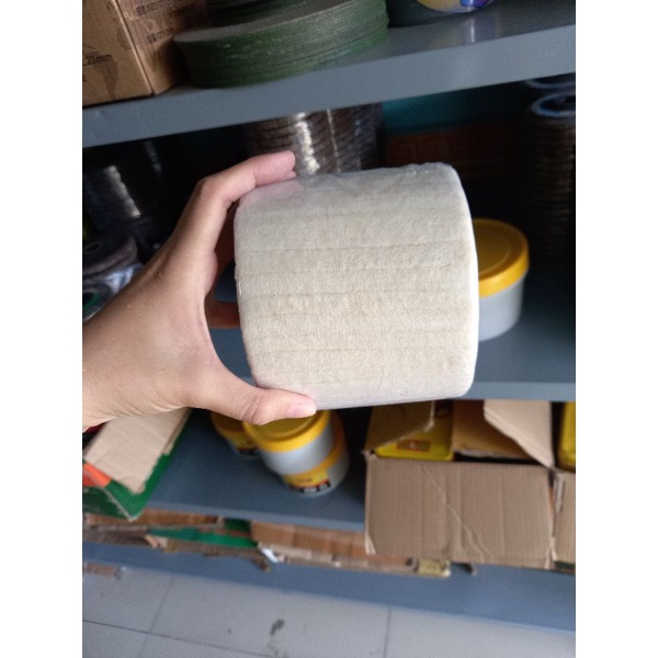 TRỤ NỈ TRẮNG LÔNG CỪU 4'x5'' ĐÁNH BÓNG
