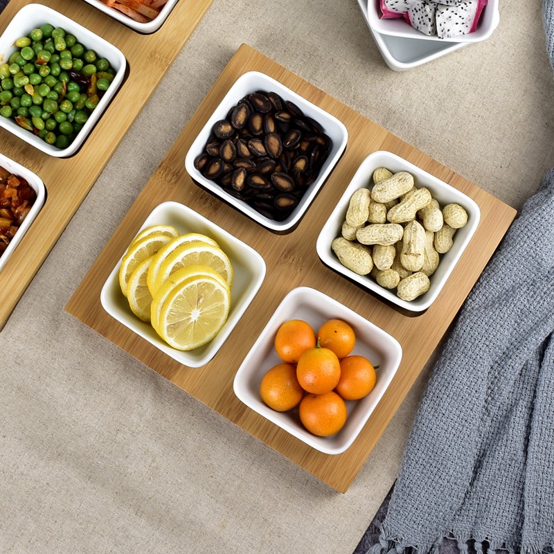 Khay hạt, bánh kẹo, mứt tết gỗ tự nhiên phong cách NHẬT BẢN