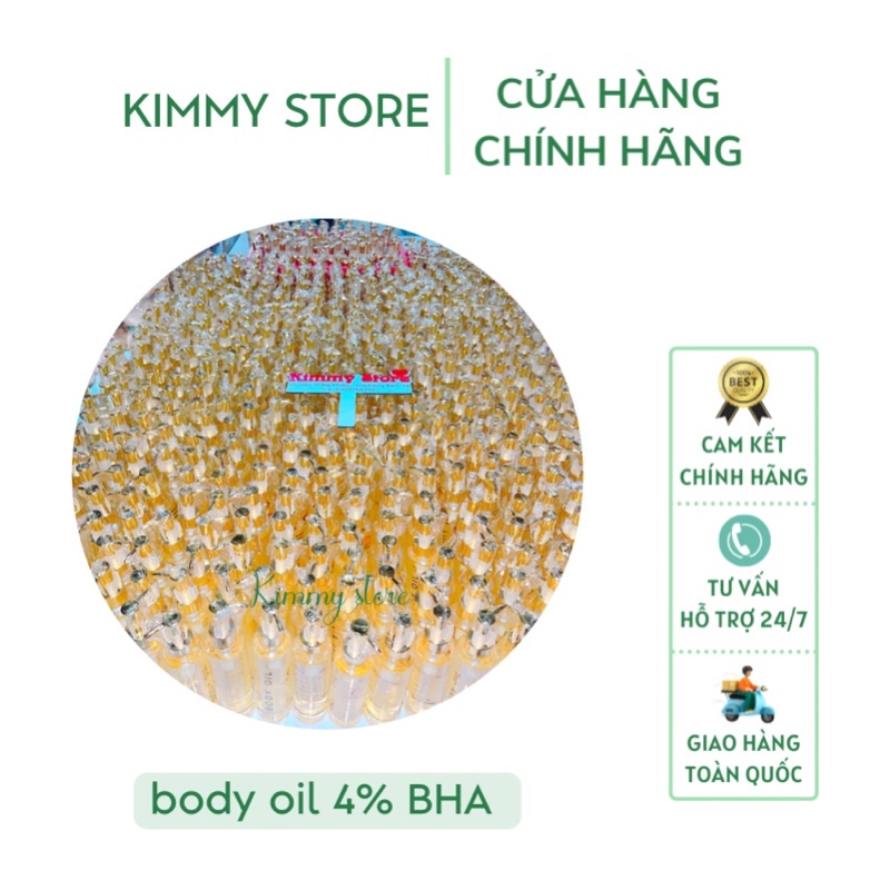 combo sỉ 5 chai body oil BHA 150ml
