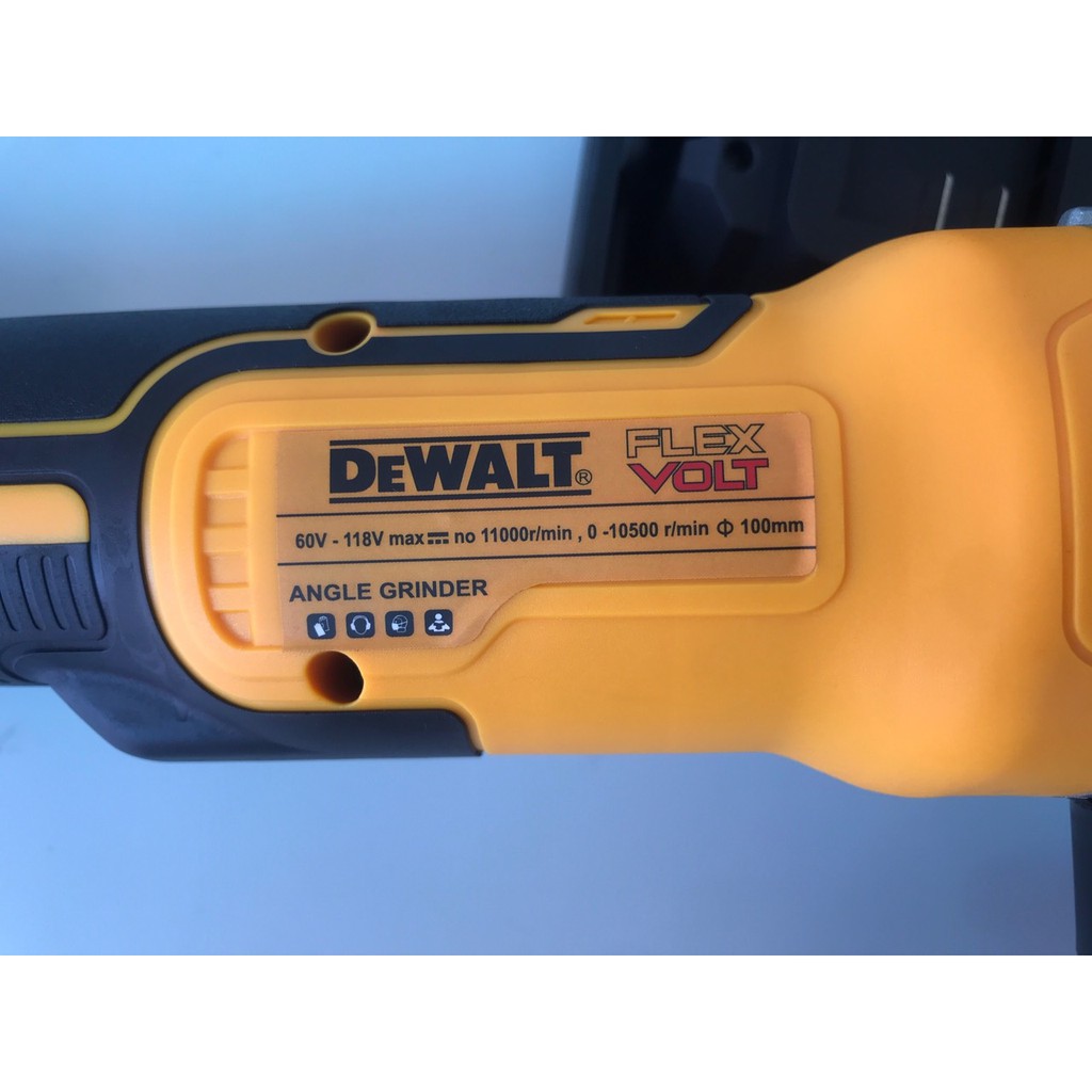 Máy mài pin Dewalt 118v - KHÔNG CHỔI THAN - 3 tốc dộ - TẶNG 1 BỘ LƯỠI CƯA XÍCH CẮT GỖ