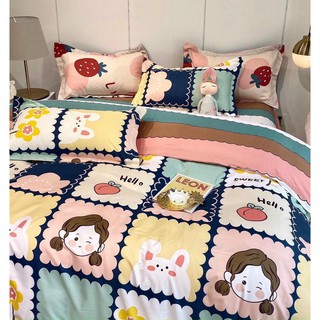 Bộ cotton poly cô bé sweetlove ( combo 1, combo 2, combo 3)