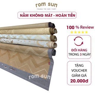 Chiếu điều hòa mây lụa nằm ngủ thoáng mát văn phòng cho bé kích thước 1m2 1m5 1m6 1m8 2m