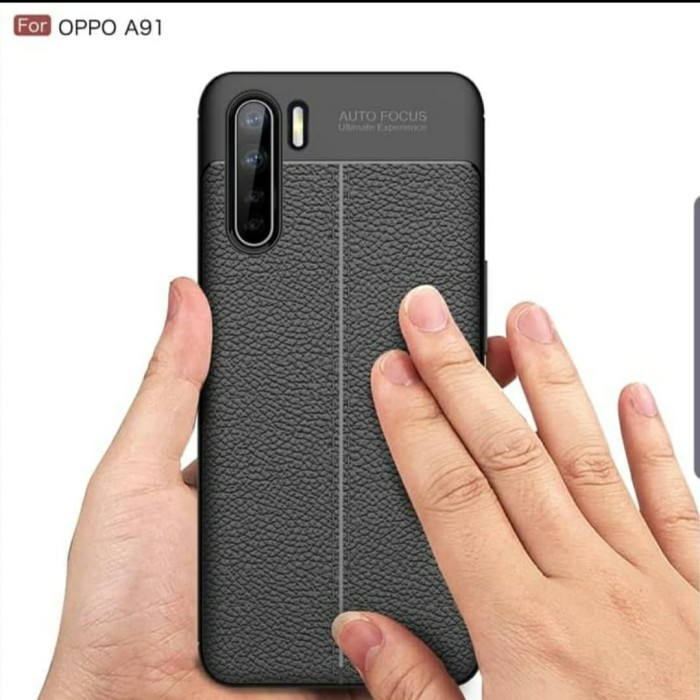 Ốp điện thoại LEATHER màu cam cho Oppo A91