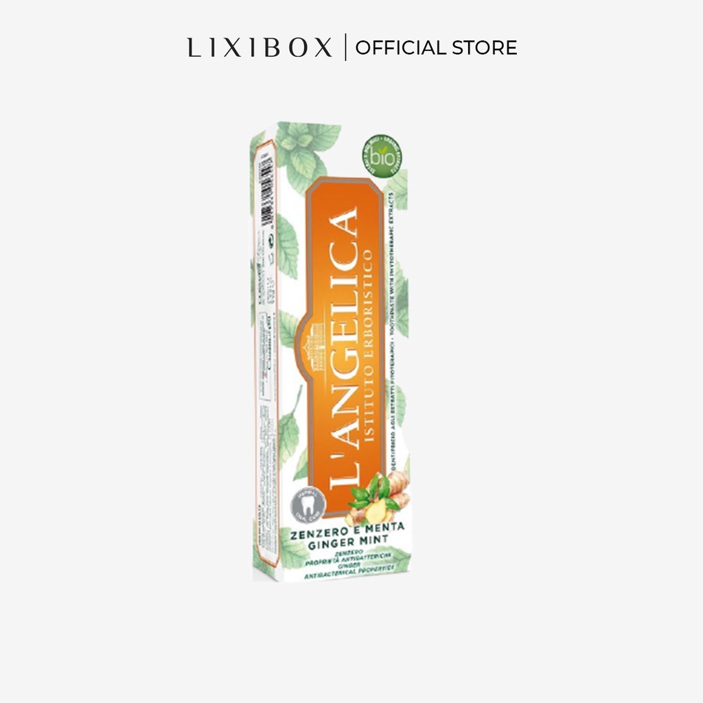 Kem Đánh Răng Thảo Dược L'angelica Toothpaste Ginger Mint 75ml