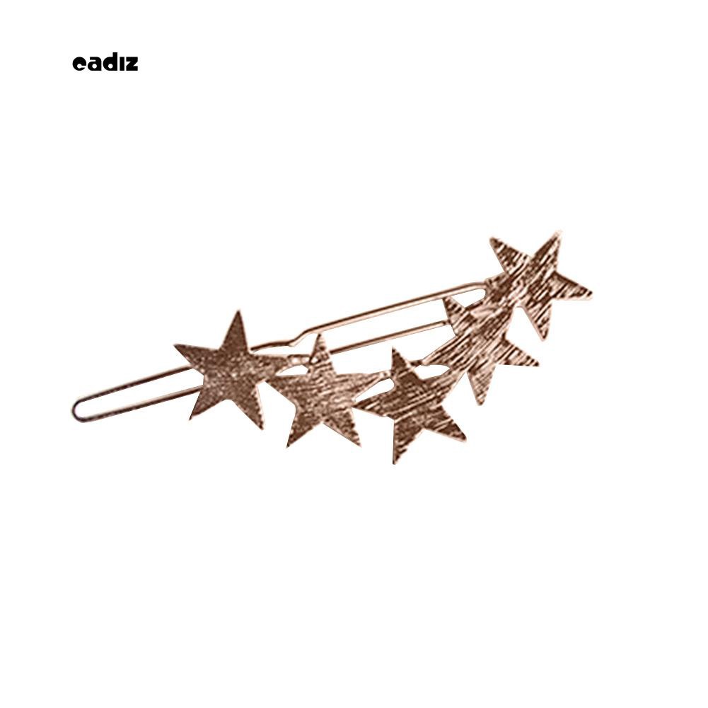 Kẹp tóc hình ngôi sao 5 cánh dễ thương cho nữ