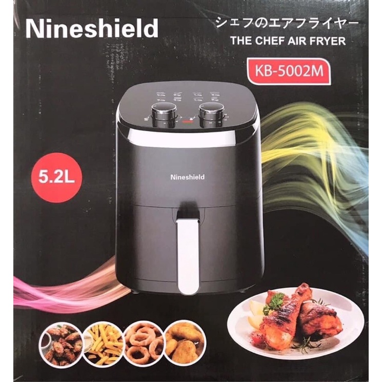 NỒI CHIÊN KHÔNG DẦU 5.2L NINESHIELD KB-5001M CÔNG SUẤT 1350W