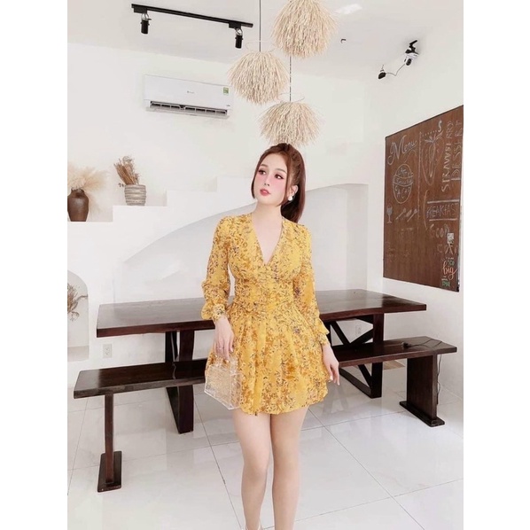 Đầm voan hoa nhí bigsize 60-90kg