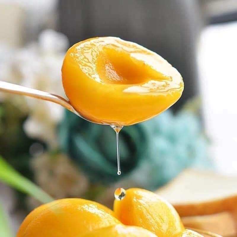 Trà Đào Ngâm Yellow Peach Hàn Quốc 680g - Nongwoo Food - Chính hãng