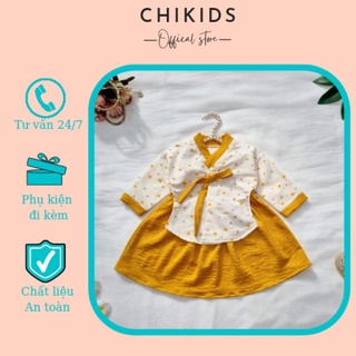 Váy cho bé gái kiểu dáng Hanbok cách tân cực kỳ dễ thương
