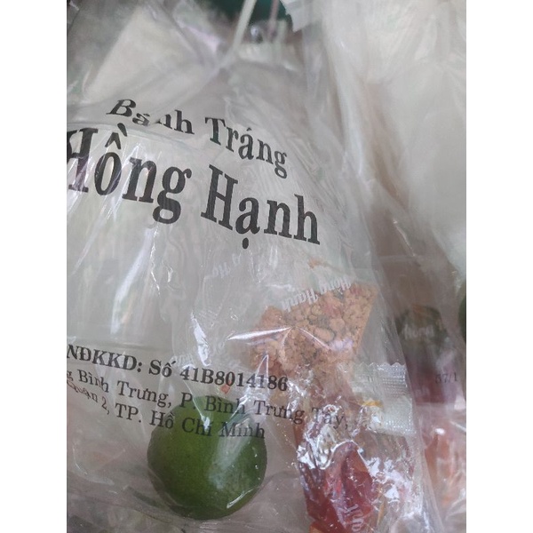 Bánh tráng tắc Hồng Hạnh 1 sâu 10 bịch