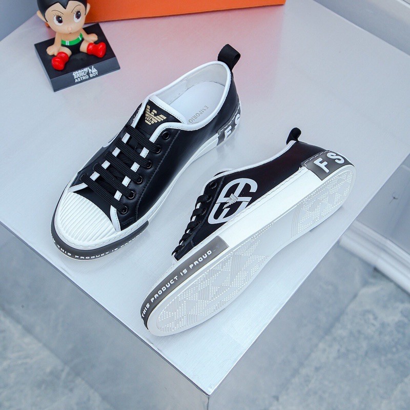 Giày thể thao/sneaker nam Giorgio Armani da thật cao cấp thiết kế mới phong cách