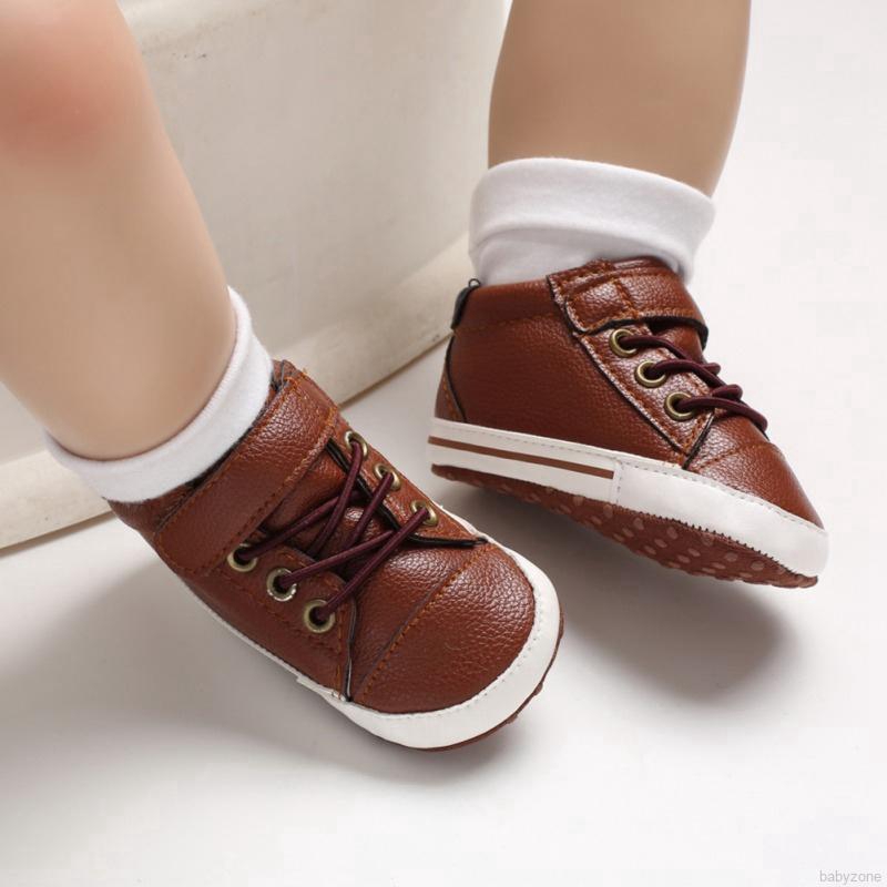 Giày sneaker da PU chống trượt cho bé trai