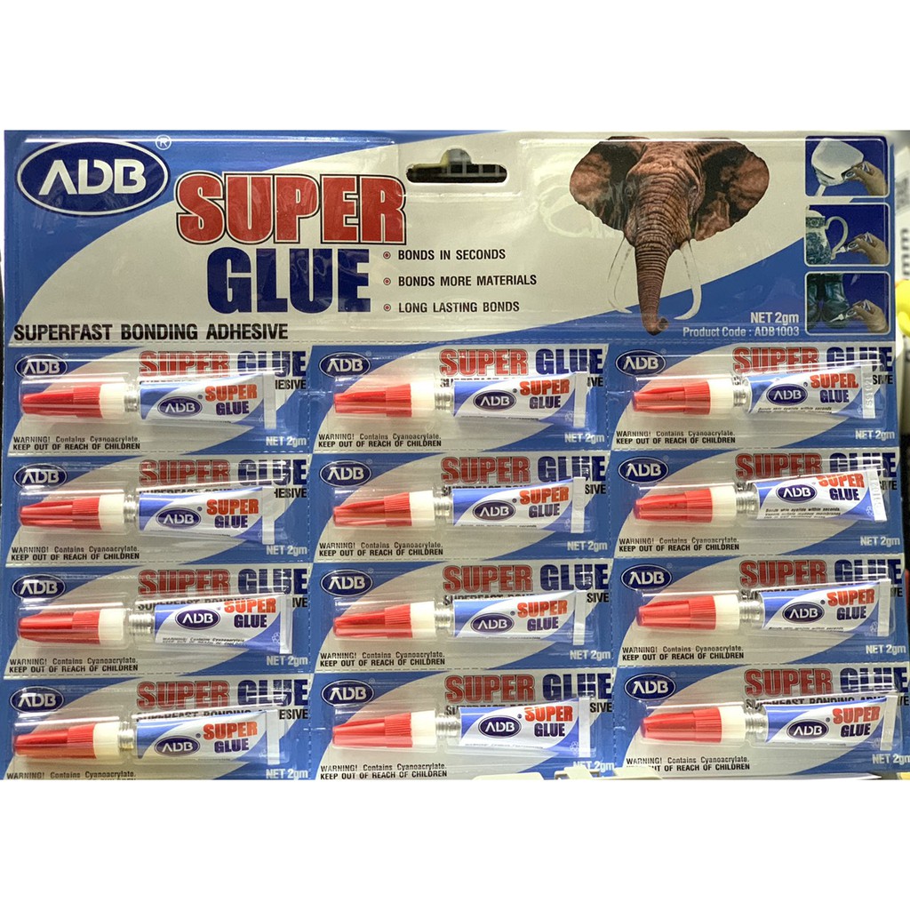 Bộ 2 KEO DÁN SẮT  ADB SUPER GLUE - KD21