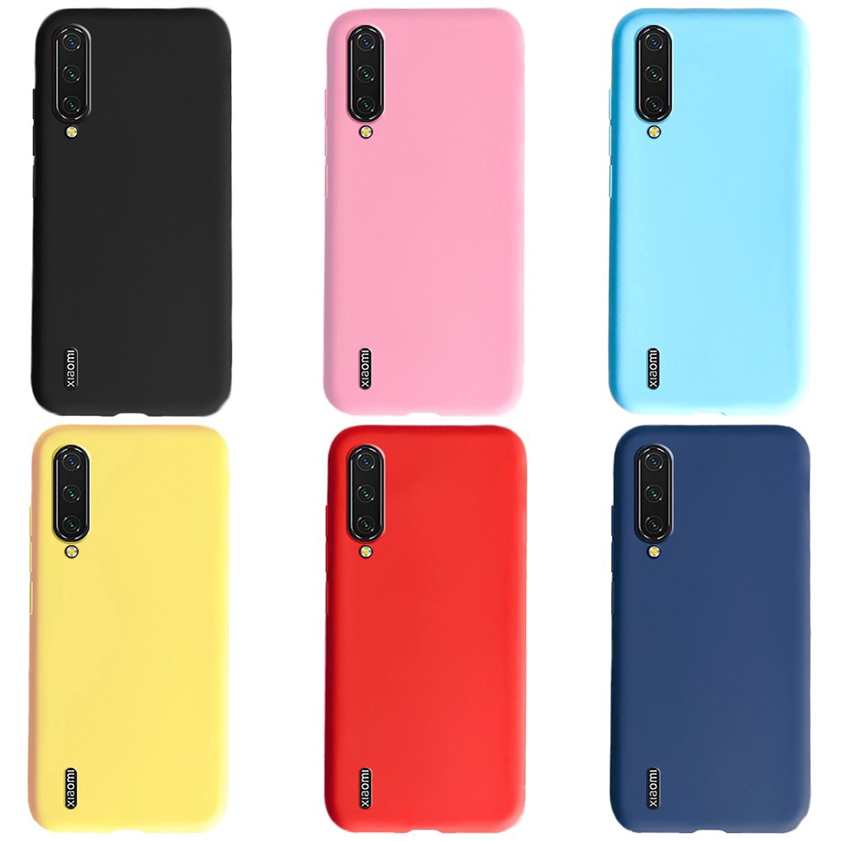 Ốp điện thoại màu kẹo bằng silicon mềm cho XIAOMI MI A1 MI A2 LITE MI A3 MIA3 LITE