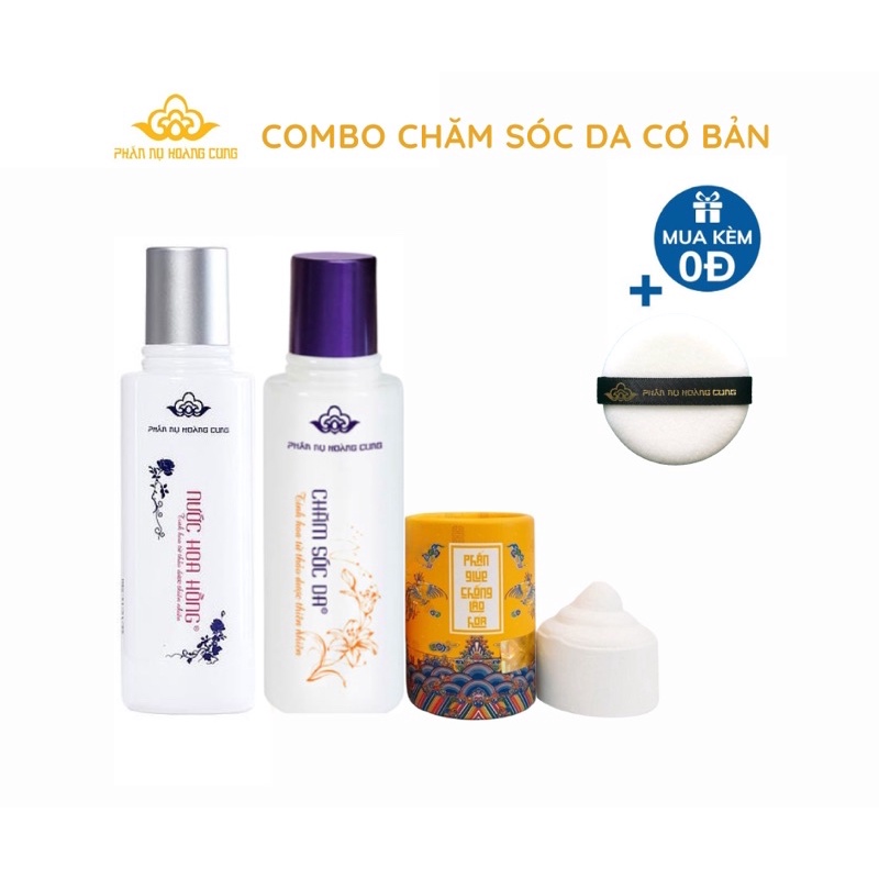 Bộ Phấn Nụ Chăm Sóc Da Cơ Bản - Phấn Nụ Hoàng Cung