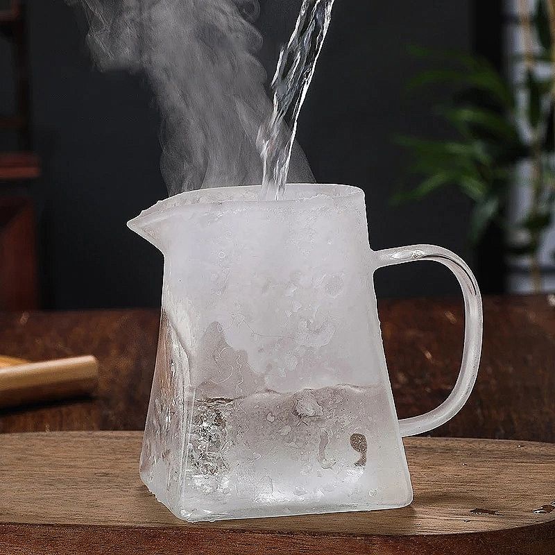 Bộ Ấm Trà 6 Chén Lõi Lọc Inox 304, Bình Pha Trà Đáy Vuông Chịu Nhiệt 750ml - 950ml