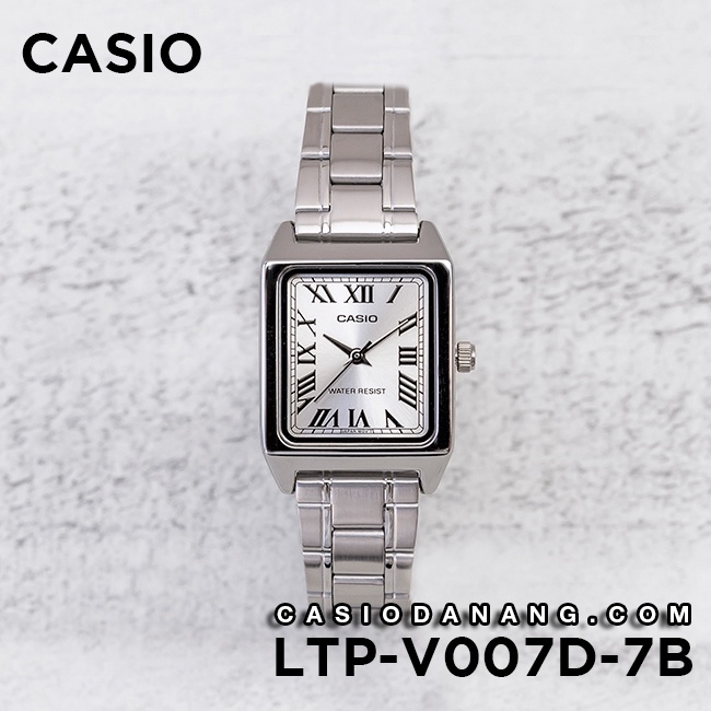 Đồng hồ nữ dây kim loại Casio chính hãng Anh Khuê LTP-V007D-7BUDF