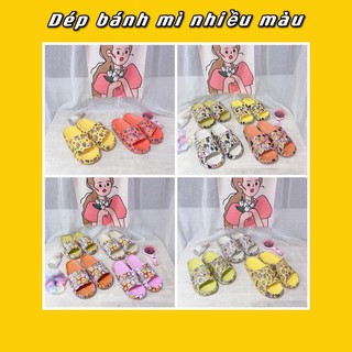 Dép bánh mì quai ngang hoạt hình cute - SHOPFORGIRL