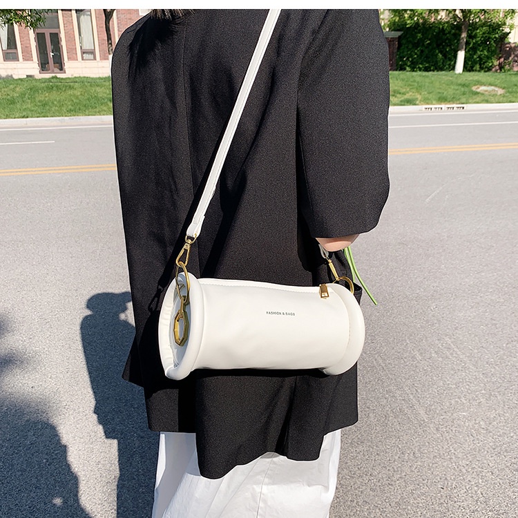 Túi đeo vai IELGY hình trụ dễ phối đồ thời trang cho nữ