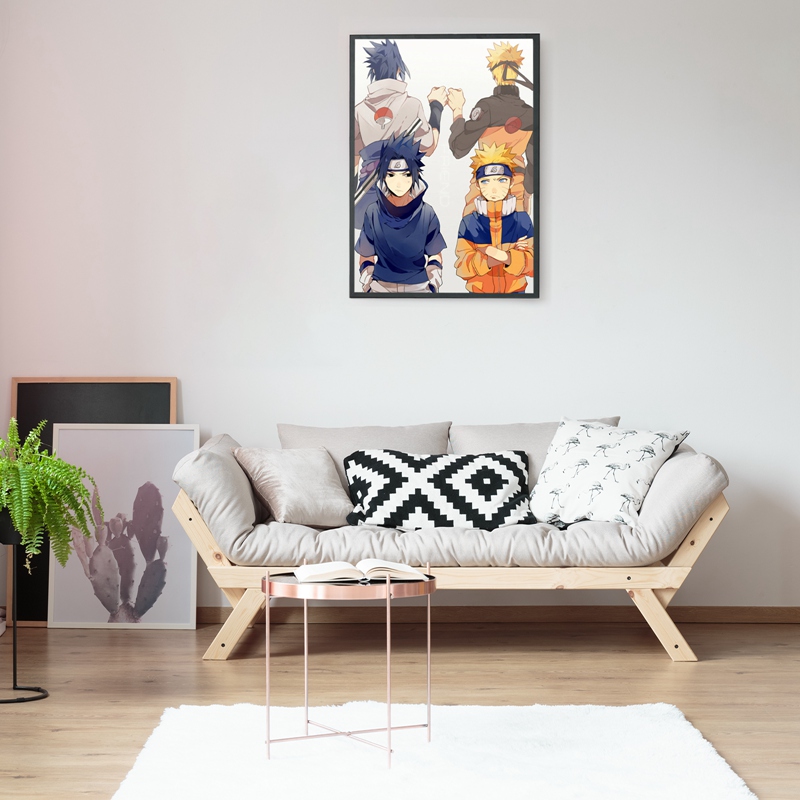 1 Tấm Áp Phích Dán Tường Trang Trí Nội Thất Hình Naruto